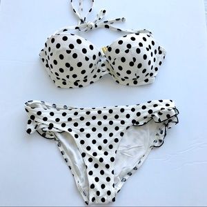 TOPSHOP polkadot bathing suit